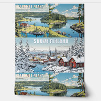 Suomi Finland Nature Illustrations