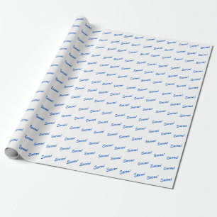 Suomi Finnish Wrapping Paper (klein) Weißer Suomi Geschenkpapier