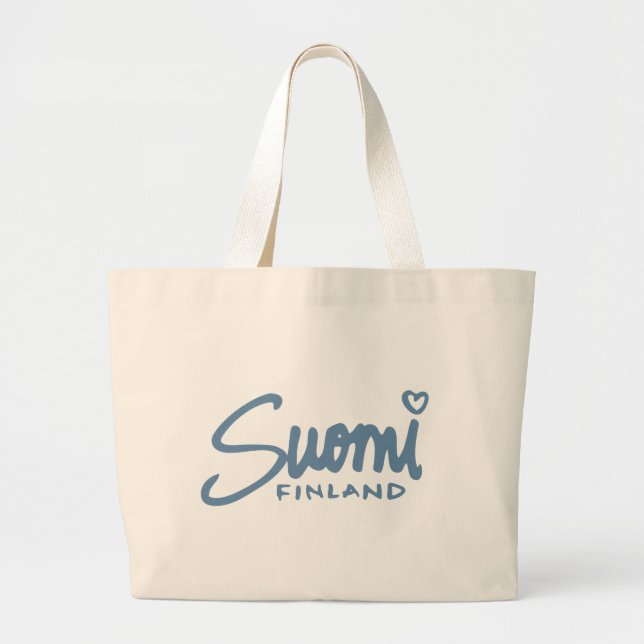 Suomi Finnland 4 Jumbo Stoffbeutel (Vorne)