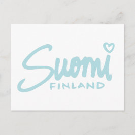 Suomi Finnland 5 Postkarte
