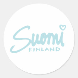 Suomi Finnland 5 Runder Aufkleber