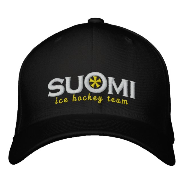 Suomi Finnland Bestickte Baseballkappe (Vorderseite)