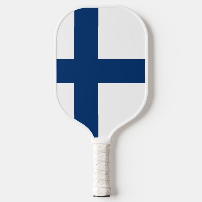 Suomi Flag Pickleball Schläger (Vorderseite)