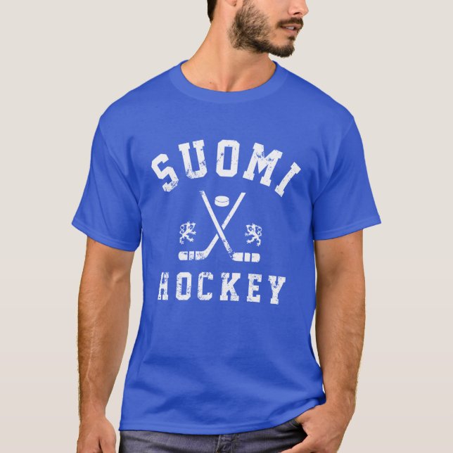 Suomi Ice Hockey T-Shirt (Vorderseite)