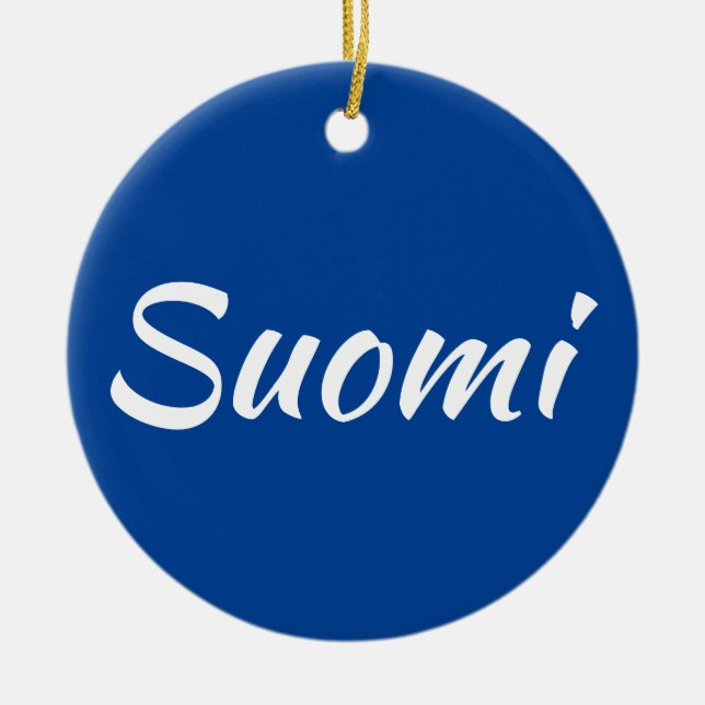 Suomi-Ornament / Finnische Ornamente / Weihnachten (Vorne)