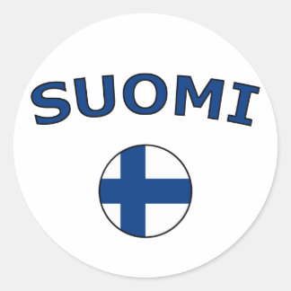 Suomi Runder Aufkleber