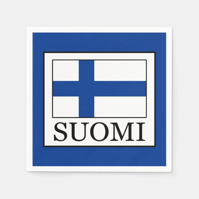 Suomi Serviette (Vorderseite)