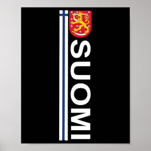 Suomi Soccer And Sport Print - Finnischer National Poster