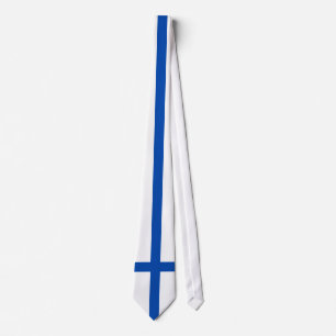 Suomi solmio - die Flagge von Finnland Krawatte