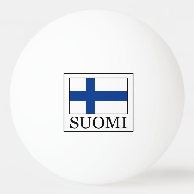Suomi Tischtennisball (Vorderseite)