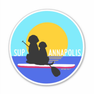 SUP Annapolis Hunde Vinyl Sticker