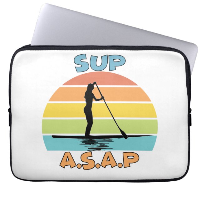 SUP ASAP Standup Paddling Laptopschutzhülle (Vorderseite)