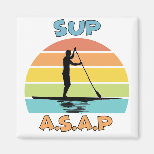 SUP ASAP Standup Paddling Magnet