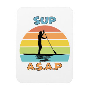 SUP ASAP Standup Paddling Magnet