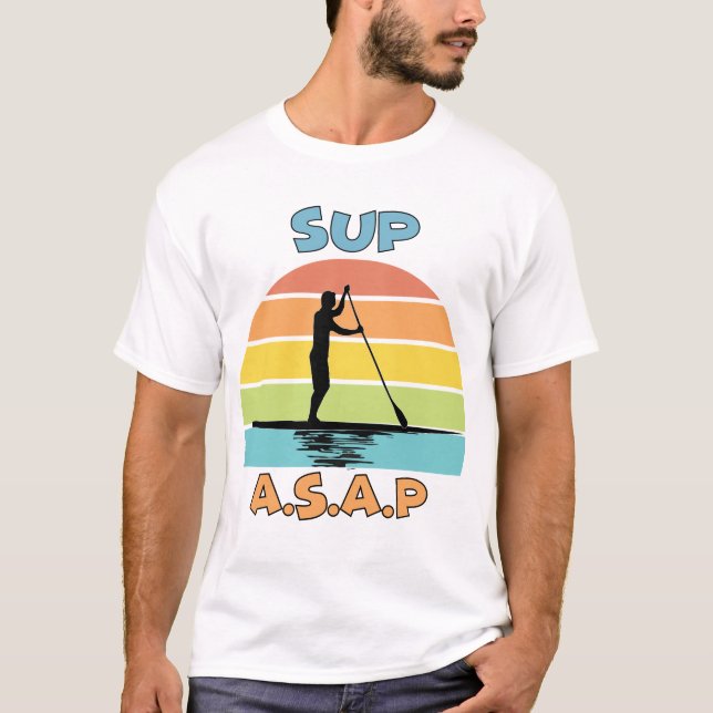 SUP ASAP Standup Paddling T-Shirt (Vorderseite)