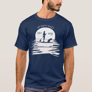 Sup Dog Funny Stand Up Paddle Boarding Hund T-Shirt