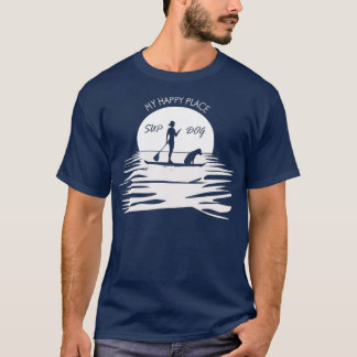 Sup Dog Funny Stand Up Paddle Boarding Hund T-Shirt