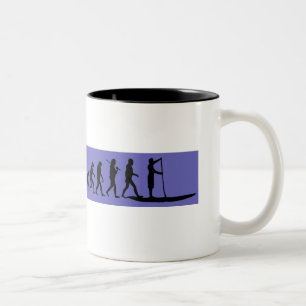 SUP-Evolution, Paddel Zweifarbige Tasse