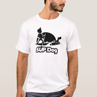 SUP-HUND 8 - Front und Rückseite T-Shirt