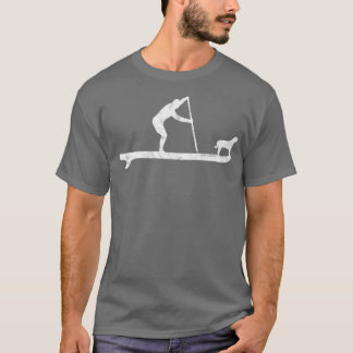 SUP Hunde Steg Paddelbrett Surf T-Shirt