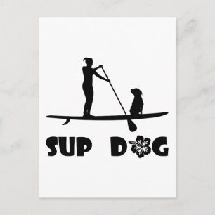 SUP Hundesitzplatz Postkarte