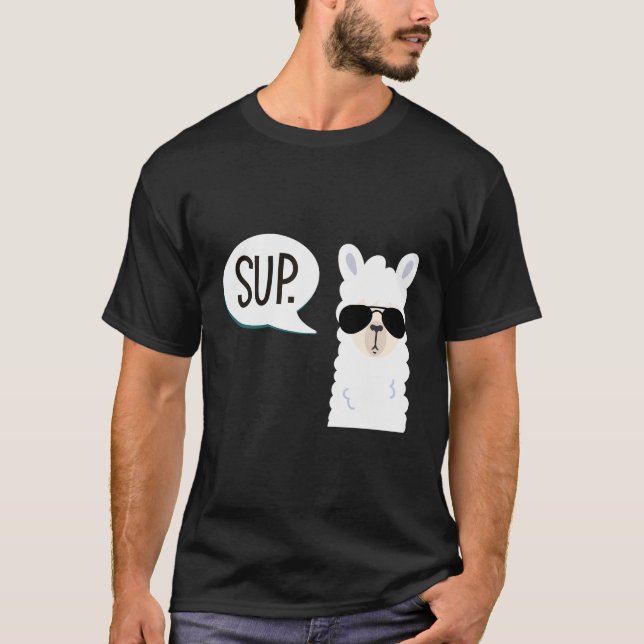 Sup Llama T-Shirt (Vorderseite)