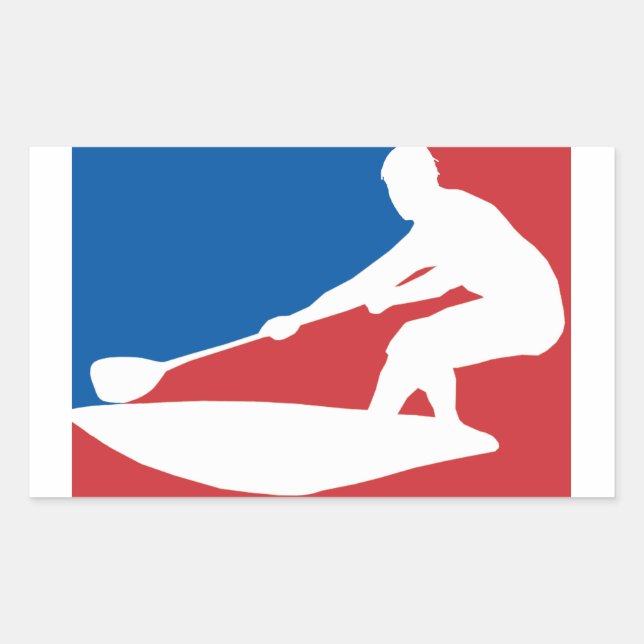SUP Logo Rechteckiger Aufkleber (Vorderseite)