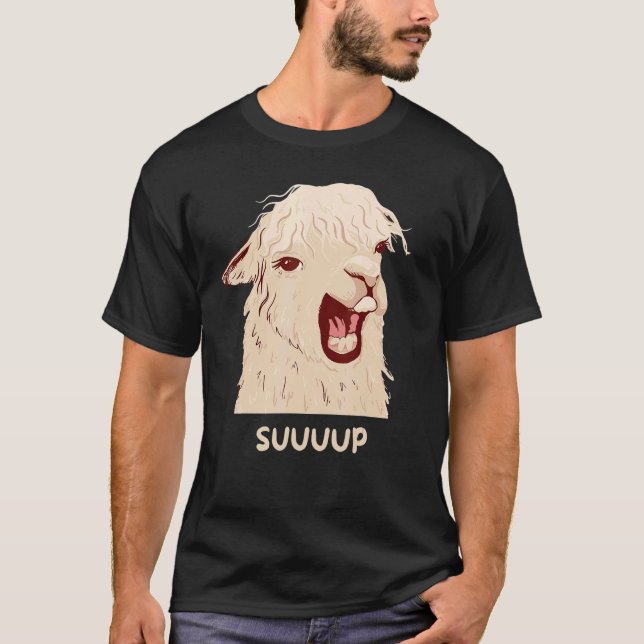 Sup No drama Llama Alpaca Animal Men Women Kids T-Shirt (Vorderseite)