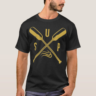 SUP-Shirts Paddleboard Steg up Paddle Vintag R T-Shirt