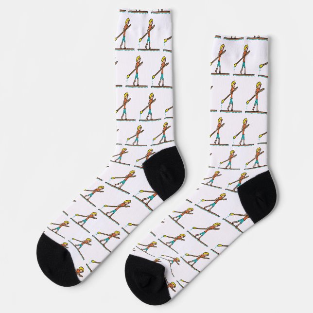 SUP Standup Paddleboard Socken (Linkes Detail)