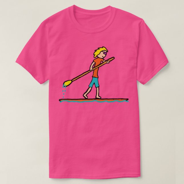 SUP Standup Paddleboard T-Shirt (Design vorne)