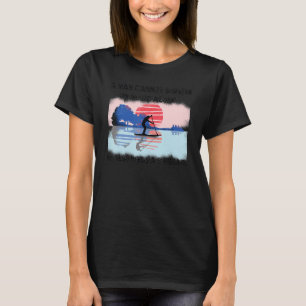 SUP und Gitarrenmusik Surfen Stand Up Paddle Surf T-Shirt