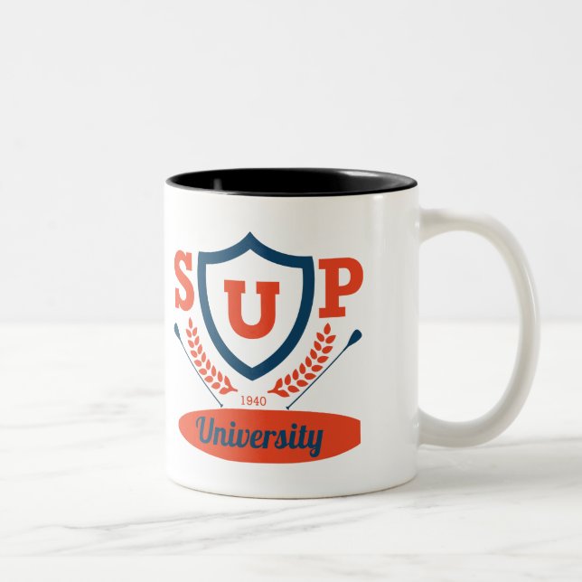 SUP-Universität Zweifarbige Tasse (Rechts)