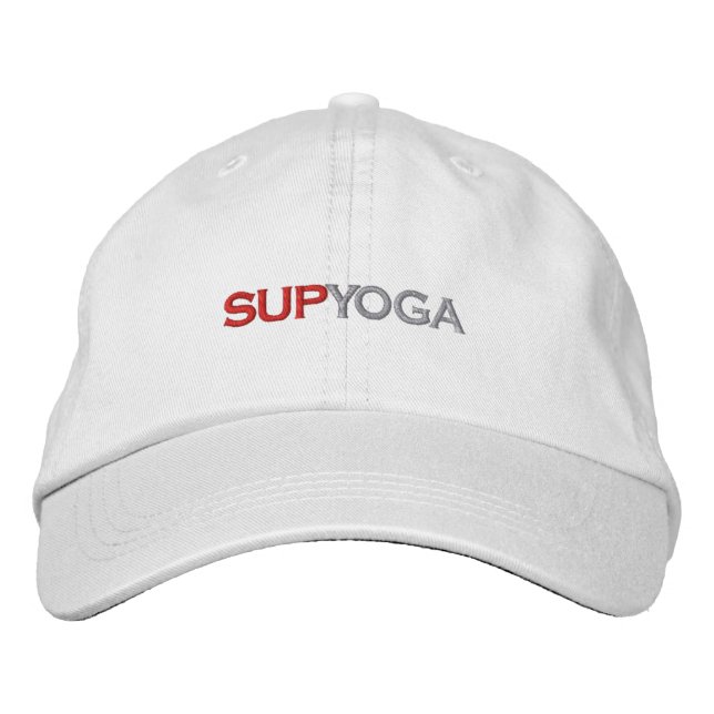 SUP YOGA BESTICKTE KAPPE (Vorderseite)