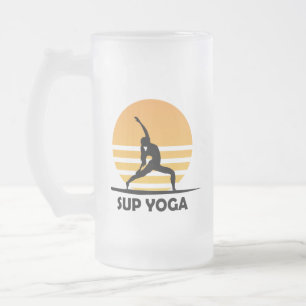 SUP Yoga Steppen Mattglas Bierglas
