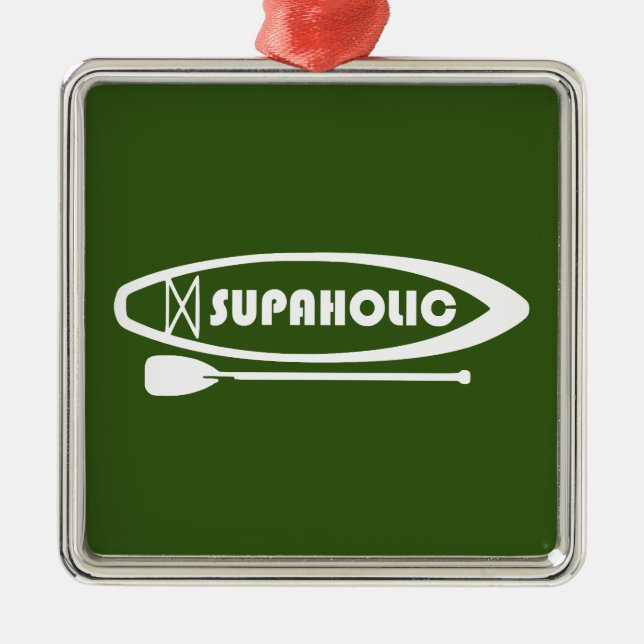 Supaholic Standup Paddleboarding Ornament Aus Metall (Vorne)