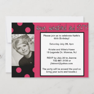 super 60. Geburtstagseinladung Einladung