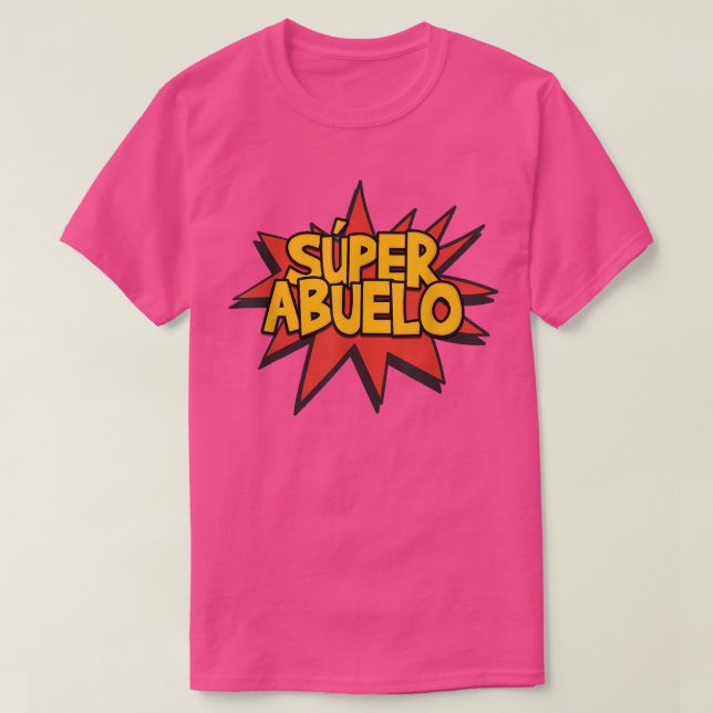 Super Abuelo Großvater Spanisches Funny Niedliches T-Shirt (Design vorne)