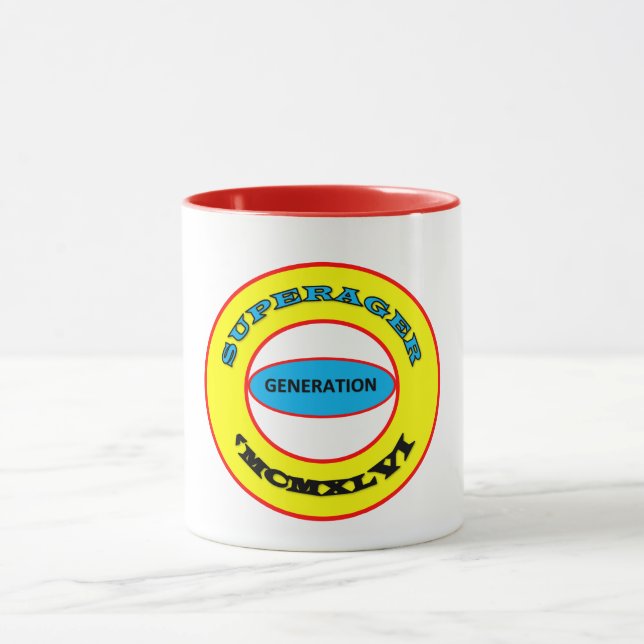SUPER AGER-Tasse Tasse (Zentrum)