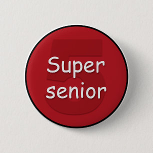 Super älterer Knopf (5. Jahrstudent). Button