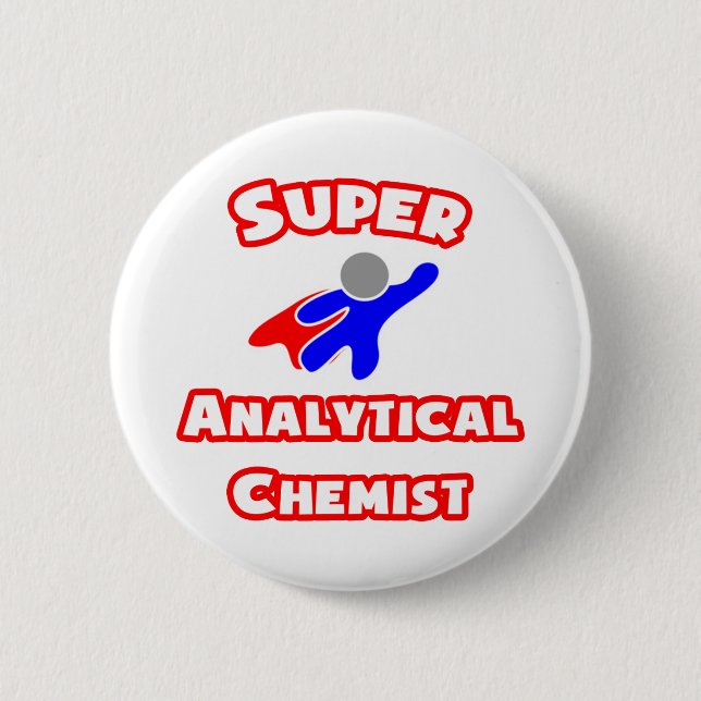 Super Analytical Chemist Button (Vorderseite)