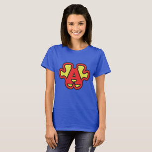 Super-ASPIE zackiger Logomann mein Supermacht-T - T-Shirt