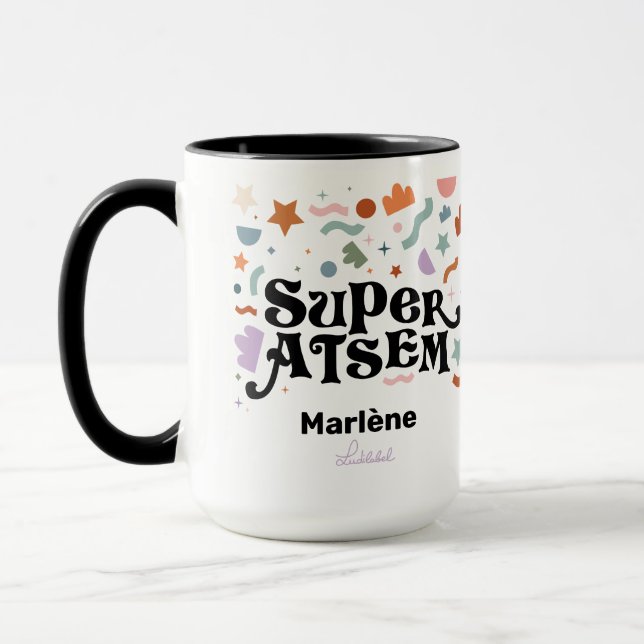 Super ATSEM Zwei-Tone-Kaffee-Tasse Tasse (Links)