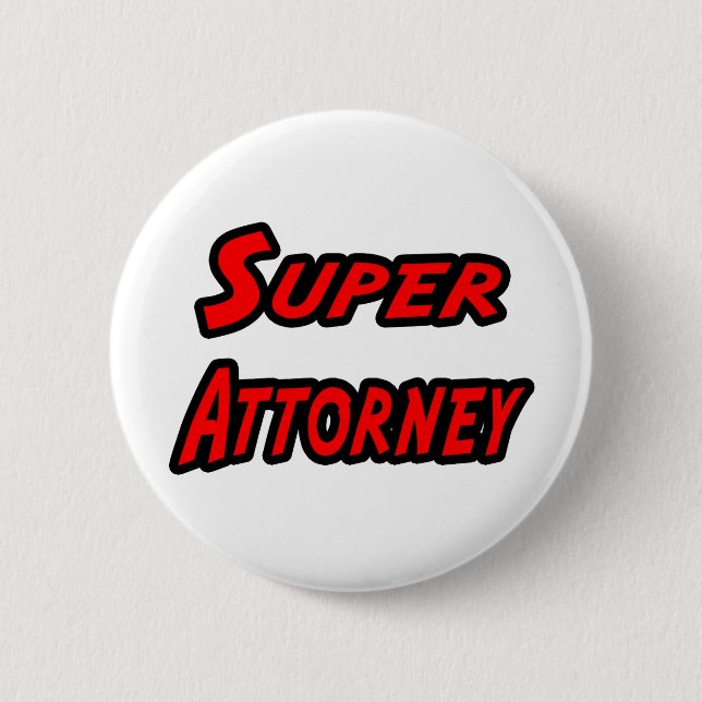 Super Attorney Button (Vorderseite)