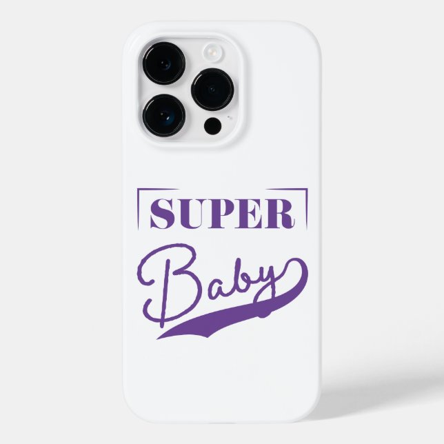 Super Baby Case-Mate iPhone Hülle (Rückseite)