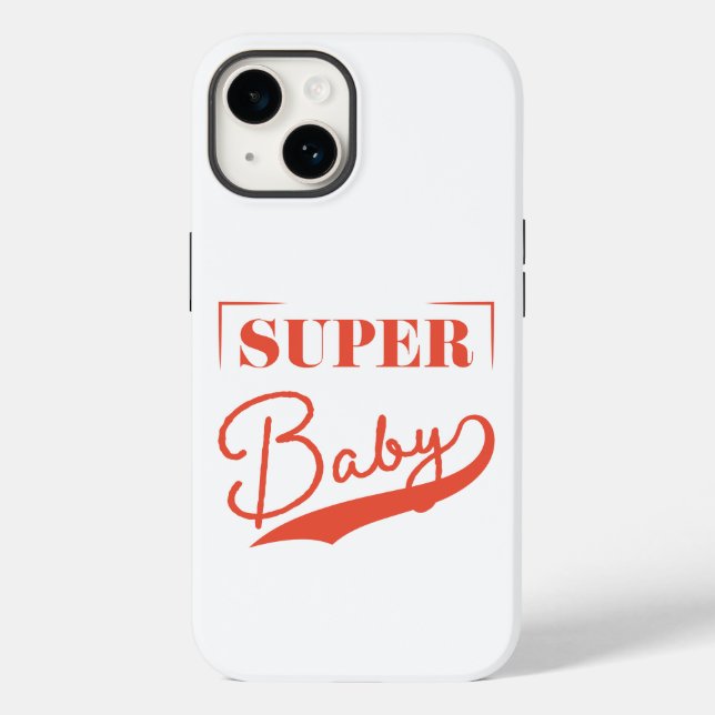 Super Baby Case-Mate iPhone Hülle (Rückseite)