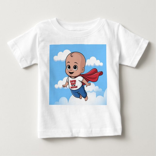 Super Baby to the Rescue! Baby Tshirt (Vorderseite)