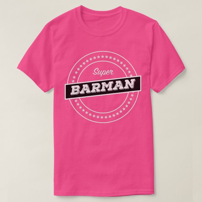 Super Barkeeper 2 T-Shirt (Design vorne)