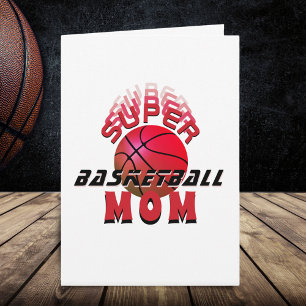 Super Basketball-Mama Sportliche Mutter Muttertag  Karte