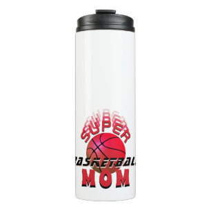 Super Basketball Mama Sporty Mother Thermosbecher